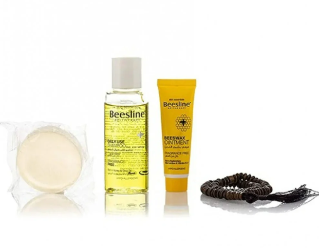 Beesline Hajj and Umrrah collection( soap + shampoo+cream) unscented